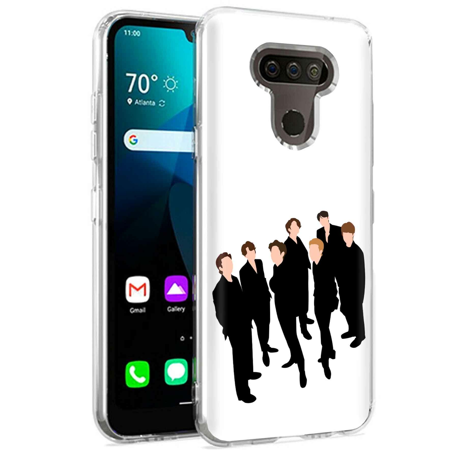 Phone Case for LG Harmony 4,Premier Pro Plus,K41, KPOP Bulletproof 12 Print