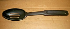 Pampered Chef Slotted Serving Spoon - Black Nylon/Plastic - USA
