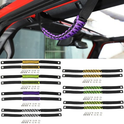 2x Front Door Top Roll Bar Grab Handles Set for JEEP JL Wrangler/Gladiator 2024+