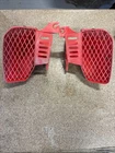 1989 Yamaha XT350 OEM Air Scoop Left Right Red  55V-2137W-00-00