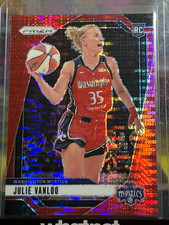 Panini Prizm WNBA Julie Vanloo Washington Mystics #42 Red Pulsar /299 RC