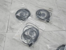 3 x NEW Sealed Advanced Wireless M1E Ear Hook Headset 221108 + Inline PTT Clip!