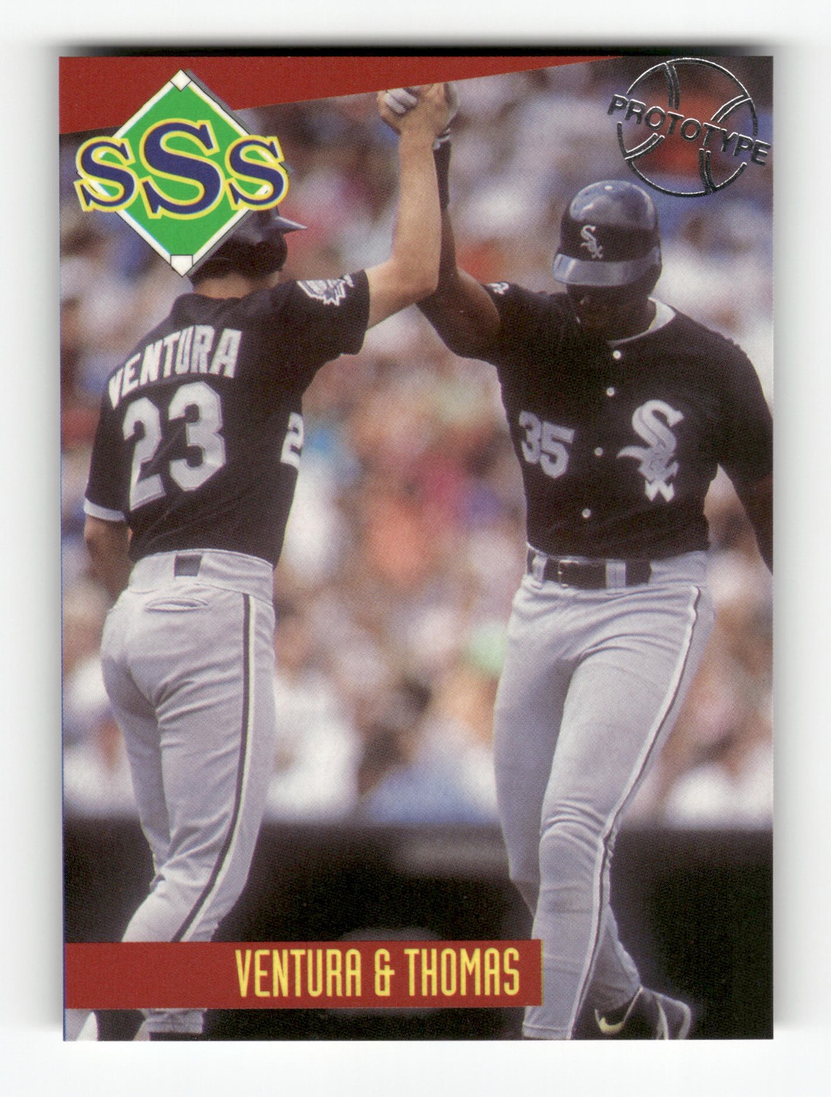 1992 Sports Stars and Stories ROBIN VENTURA/FRANK THOMAS ##2 White Sox