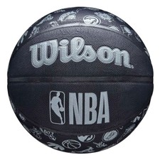 Wilson NBA All Team Ball Black Adults Rubber Outdoor Basketball