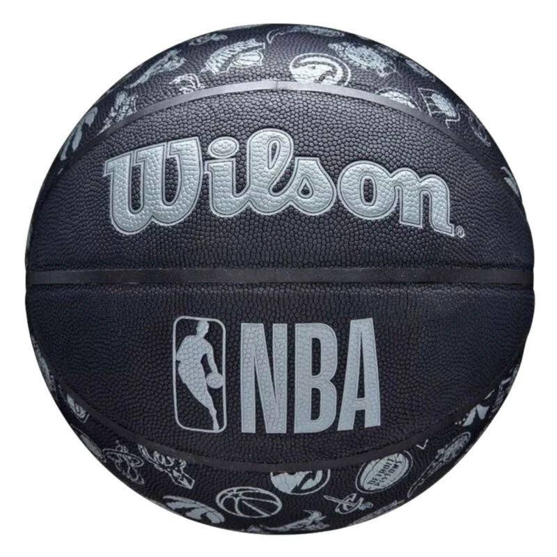 Wilson NBA All Team Ball schwarz Erwachsene Gummi Outdoor Basketball