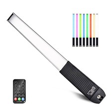 RGB LED Photography Lighting Portable Wand Handheld Video Light 1000 Lumens CRI
