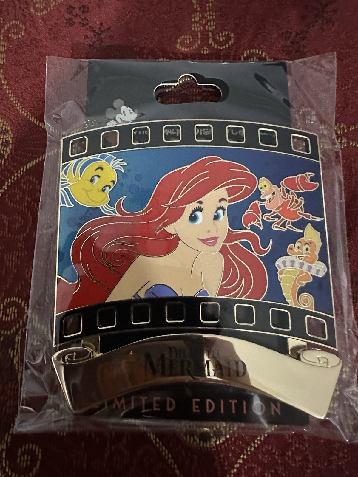 DEC WDCS D23 2026 Reel of Magic Hinge Stand Jumbo Little Mermaid LE Disney Pin