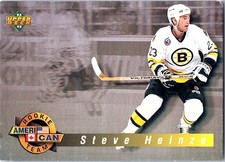 1992-93 Upper Deck #AC3 Steve Heinze Ameri-Can Rookie Team Holograms