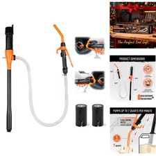 Portable 2.2 GPM Fuel Transfer Pump: Dual Battery Option for Gas  Oil Transfer