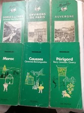 MICHELIN : lot de 16 anciens guides verts voir description