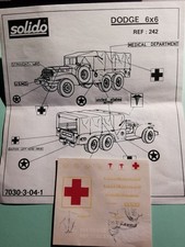 Décalcomanies SOLIDO DODGE 6X6 ref 7030