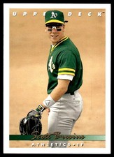 Scott Brosius 1993 Upper Deck #681 Athletics MLB READ FREE SHIPPING AutographDen