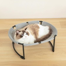 Cat Bed Hammock Free-Standing Elevated Removable Washable Mesh 30 lbs