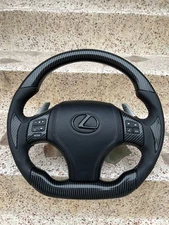 LEXUS 2006-2013 IS250 IS350 SPORT HYDRO DIP CARBON FIBER STEERING WHEEL