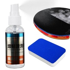 Table Tennis Racket Care Kit -1 Ping Pong Paddle Cleaner  1 Dual Sided Sponge
