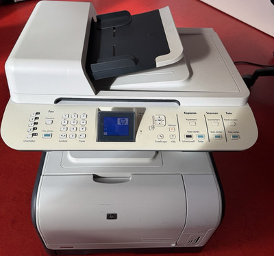 Laser Drucker HP Color LaserJet CM1312nfi MFP Fax Scan Kopie ADF Netzwerk