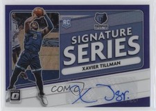 2020 Panini Donruss Optic Signature Series Purple Prizm Xavier Tillman Auto 19xh