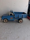 Vintage Tonka 1960s Hydraulic Dump Truck Blue Pressed Steel