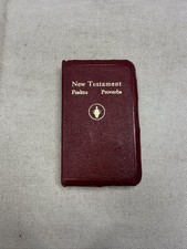 New Testament Psalms Proverbs KJV 1965 Gideons Vest Pocket Bible