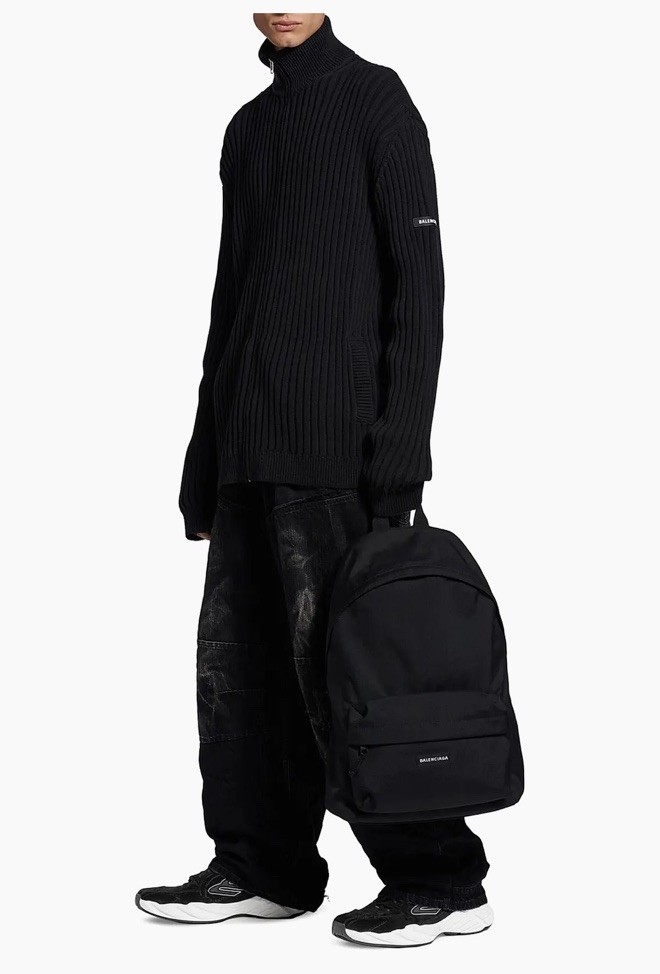 Balenciaga Men Monday 3B Logo Low Top Sneakers Black Eu 40 UK 6 US 7 (Run Big) thumbnail 2