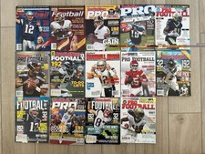 NFL Pro Football Preview Magazine 14 St&uuml;ck Lindy&lsquo;s / Athlon / Street & Smith &hellip;