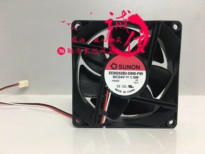 1PC   EE80252B2-D000-F99 DC24V 1.5W 8CM 8025 Inverter Cooling Fan  #md