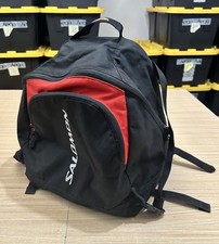 Vintage Salomon Red/Black Backpack Ski Snowboard Hiking Outdoor Gear Bag