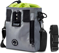 Dog Treat Training Pouch, Multiwear Bag for Toys, Kibbles  Accessories, Gray