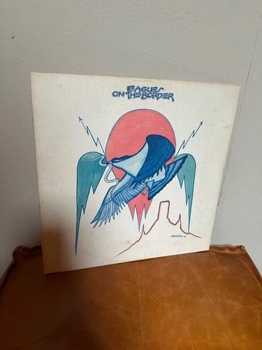 Vintage Eagles On The Border Vinyl Record 1974 Asylum Rock Album LP Classic