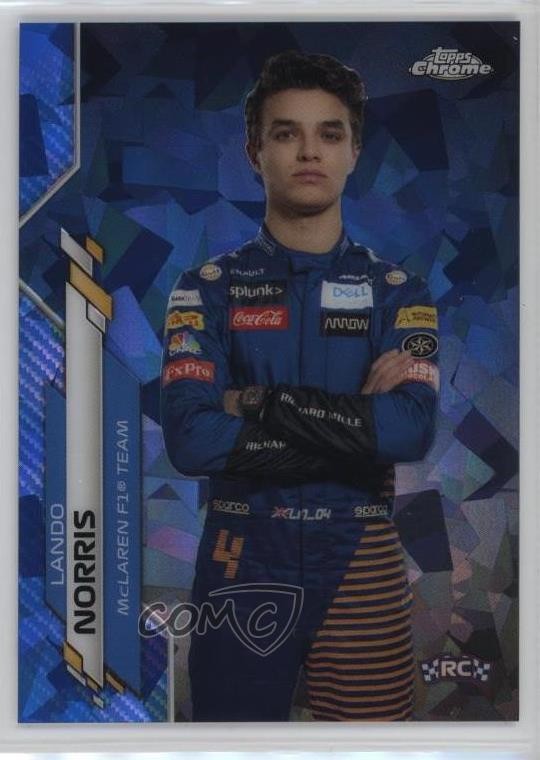 2020 Topps Chrome Sapphire Edition Formula 1 F1 Racers Lando Norris #7 11vc
