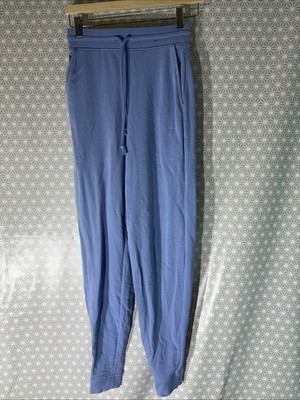 M&S Marks&Spencer Jogginghose Uk 6L Blau Bündchen Sweat Pants Hose