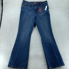 Gloria Vanderbilt Jeans Womens 14 Amanda Boot Leg Magical Stretch Denim 34x31