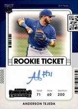 2021 Panini Contenders #149 Anderson Tejeda Auto