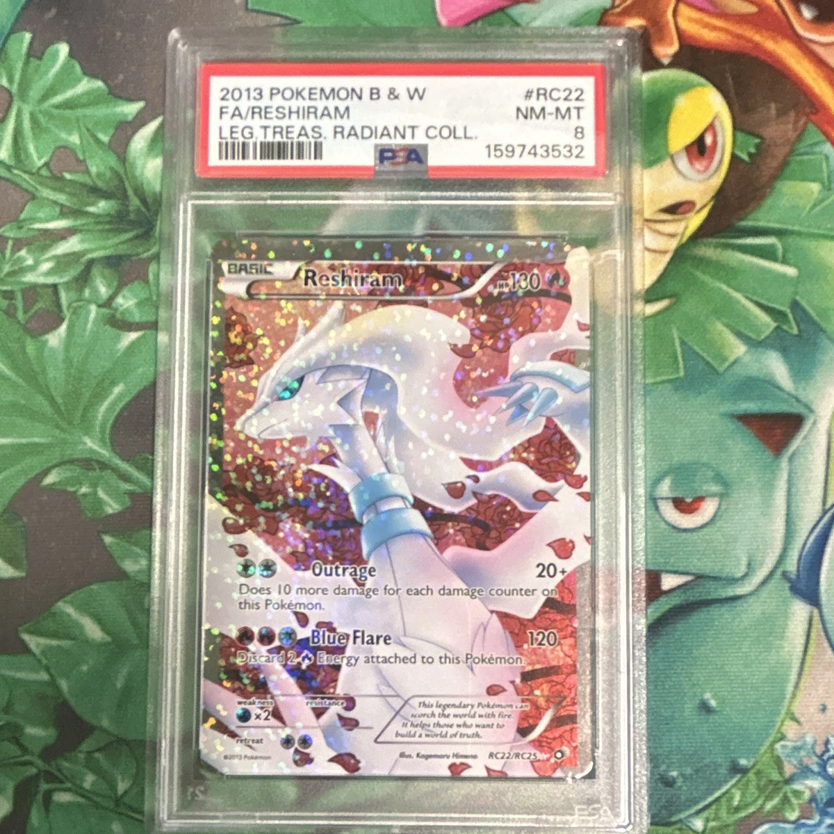 Reshiram Pokémon TCG Professional Sports Authenticator (PSA