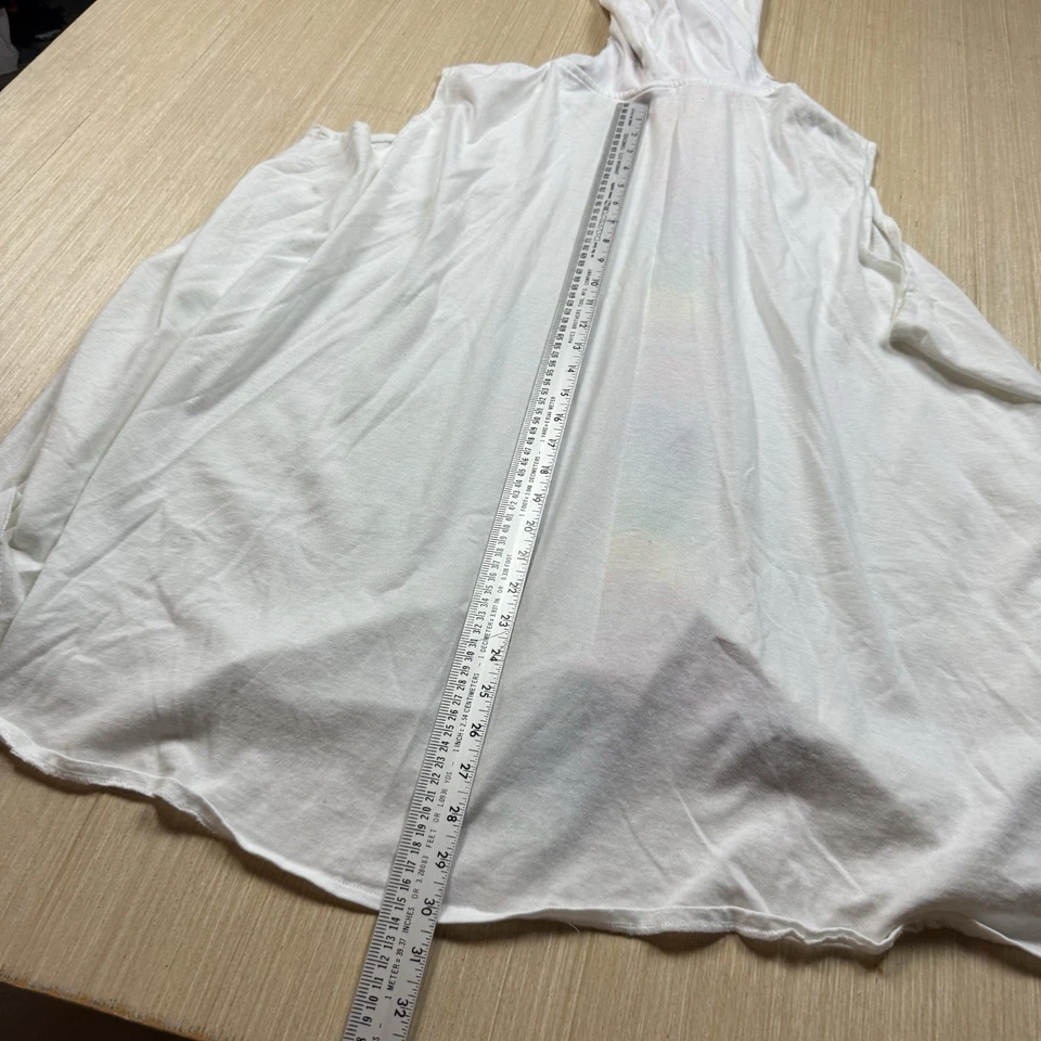 复古 90 年代泳池海滩遮盖连帽衫琳达·理查德彩虹条纹 XL 按钮 — 第 4/4 张图片