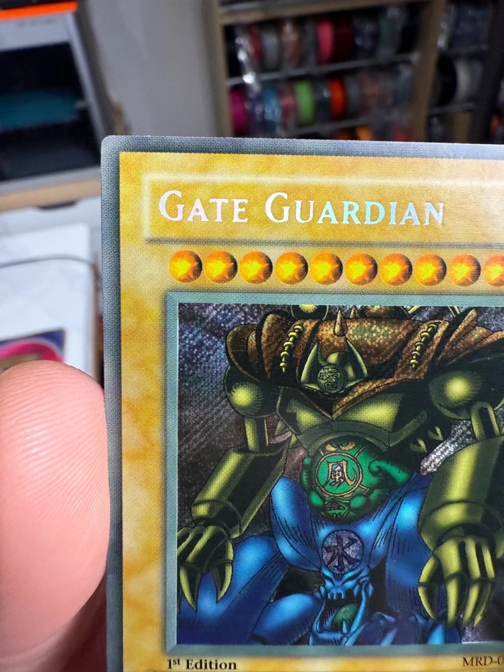 Yu-Gi-Oh! Gate Guardian MRD-000 Secret Rare 1st Edition NA Light Fade - Image 3 of 4