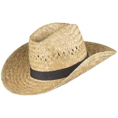 Scippis Arizona Man Strohhut Natur Klassischer Western Sommerhut luftdurchlässig