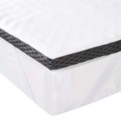 Amazon Basics Comfort Memory Foam Topper mit Riemen kleines Einzelbett 4 cm