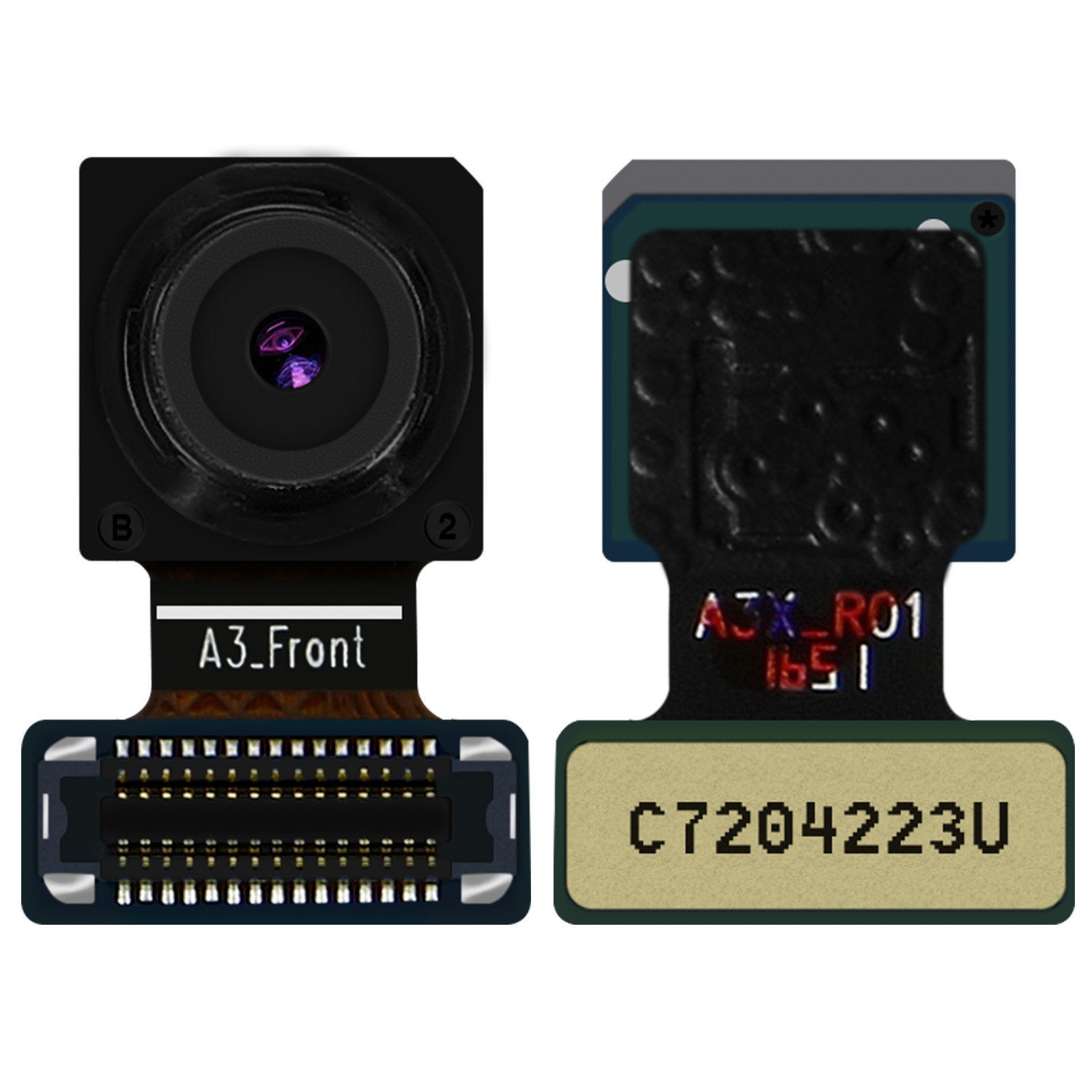 Caméra avant d'origine pour Galaxy A3 2017 nappe de connexion incluse