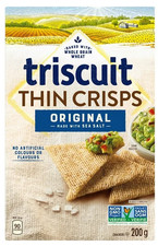Triscuit Thin Crisps, Original Snacking Crackers, 200g