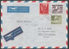 Switzerland 1949 70c, etc. on 1959 cover to canada