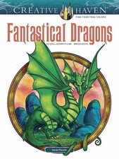 Aaron Pocock Creative Haven Fantastical Dragons Coloring Book (Paperback)