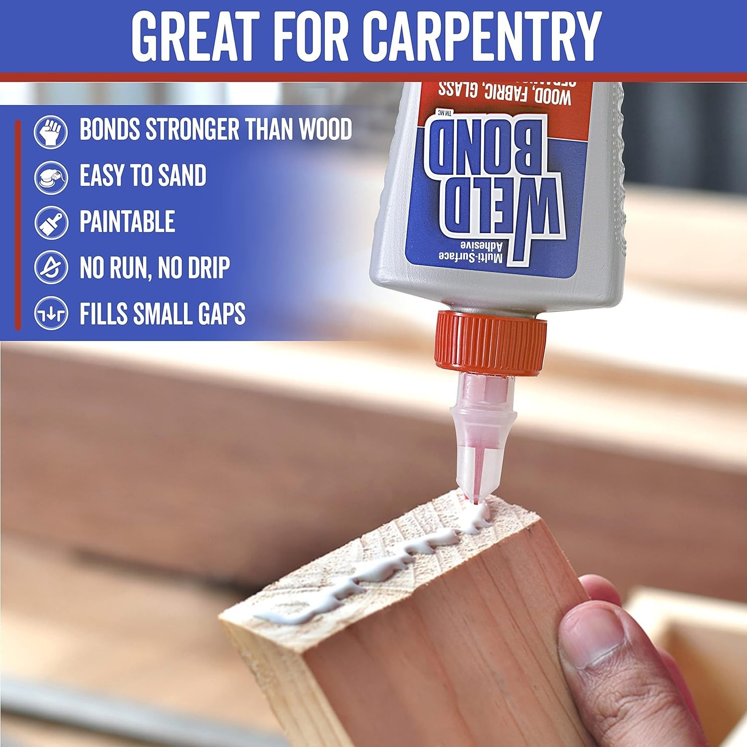 Powerful 5.4 oz Non-Toxic Glue - Ideal for Wood, Glass, and Ceramic Projects!