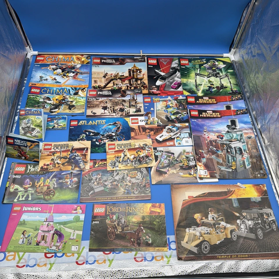 HUGE LEGO Instruction Manual Lot of ~150 Mixed: Star Wars Lego Movie Ninjago - Image 4 of 4