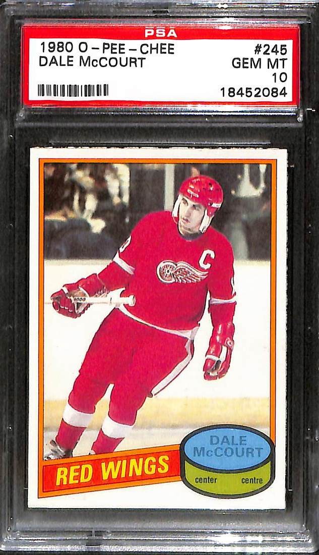 1980 O-Pee-Chee #245 Dale McCourt PSA 10 GEM-MT 18452084 