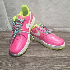 Nike Air Force 1 Low GS Pink Volt CW5766-600 Youth Size 2.5Y NEW No Box Extra...