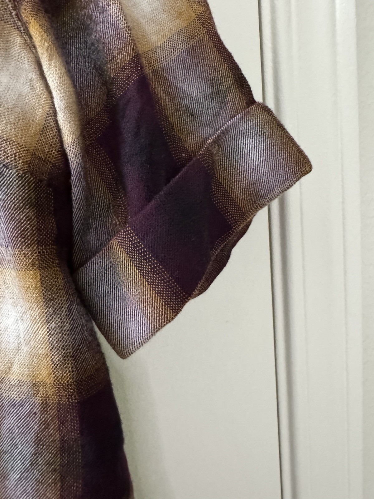 Pendleton Blouse Wool Button Down Collarless Shor… - image 5