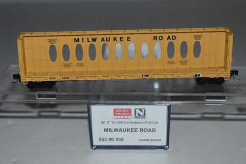 Coche plano Milwaukee Road 60' escala N MTL 05300050 63042 C58953 | Condition: Used