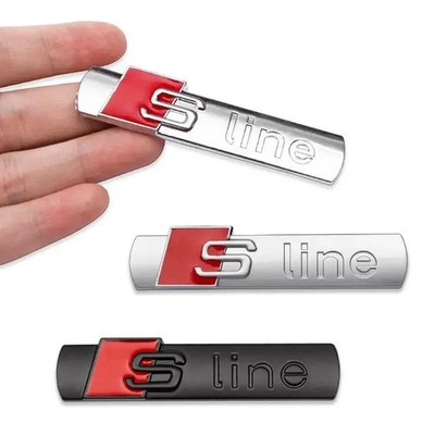 S Line RS Grill Emblem 3D Metall Logo Kühlergrill Badge A3 A4 A5 Q3 Q5 RS5