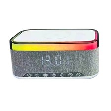 Bluetooth Speaker with Charging LED Ambient Light and Alarm Clock- FM6620